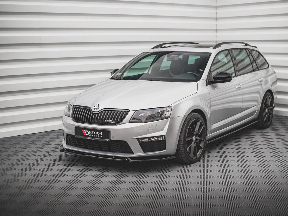 Maxton Design Front Splitter V.3 Skoda Octavia RS MK3 (2013-2016)