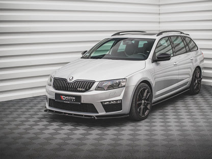 Maxton Design Front Splitter V.3 Skoda Octavia RS MK3 (2013-2016)