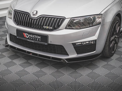 Maxton Design Front Splitter V.3 Skoda Octavia RS MK3 (2013-2016)
