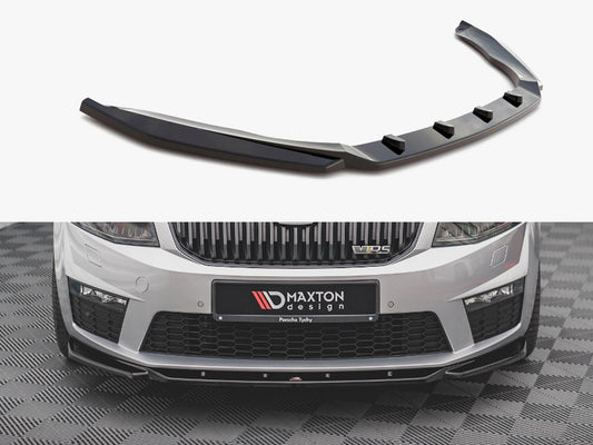 Maxton Design Front Splitter V.4 Skoda Octavia RS Mk3 (2013-2016)