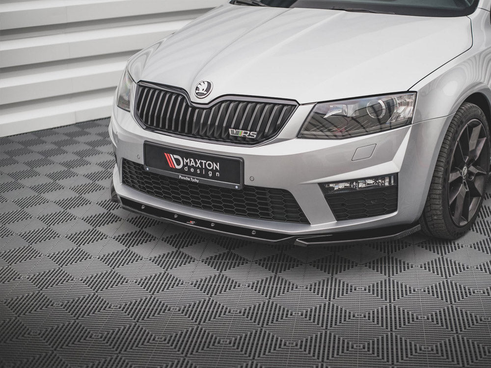 Maxton Design Front Splitter V.4 Skoda Octavia RS Mk3 (2013-2016)