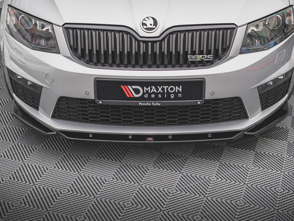 Maxton Design Front Splitter V.4 Skoda Octavia RS Mk3 (2013-2016)