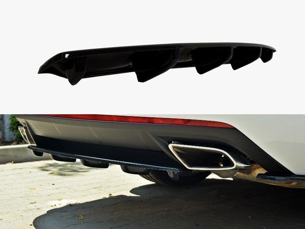 Maxton Design Central Rear Splitter Skoda Octavia VRS MK3/ MK3.5 Hatchback/ Estate