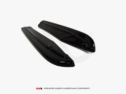 Maxton Design Rear Side Splitters Skoda Octavia MK3 VRS/ MK3.5 VRS Hatchback/estate (2013-2019) - Carbon Look