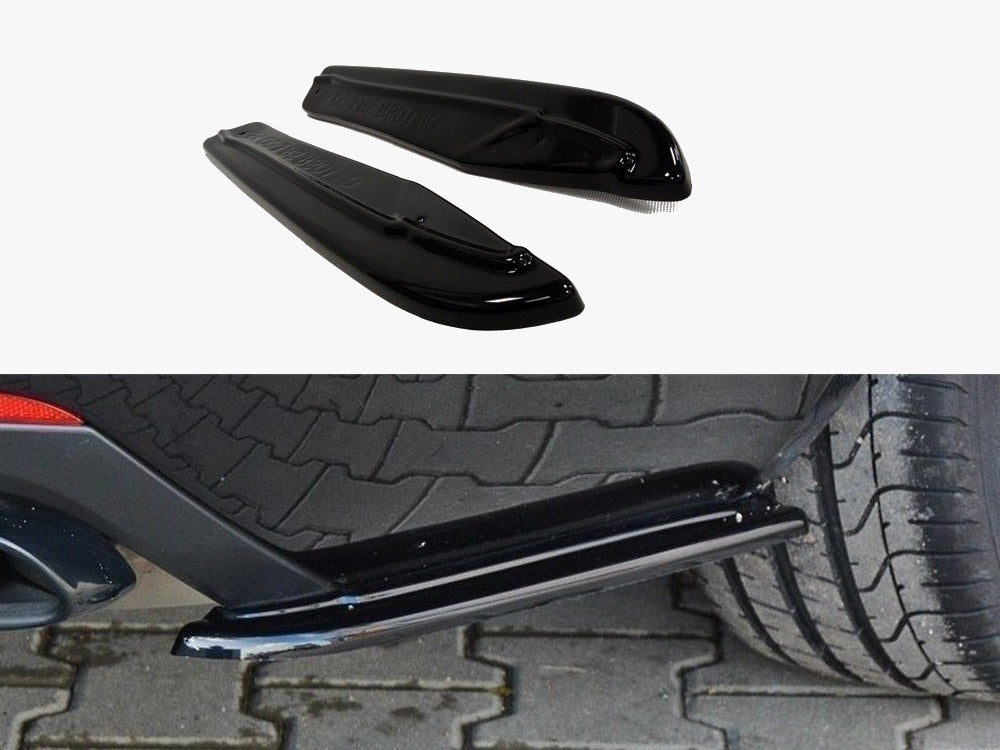 Maxton Design Rear Side Splitters Skoda Octavia MK3 VRS/ MK3.5 VRS Hatchback/estate (2013-2019) - Carbon Look