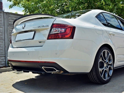 Maxton Design Rear Side Splitters Skoda Octavia MK3 VRS/ MK3.5 VRS Hatchback/estate (2013-2019) - Carbon Look