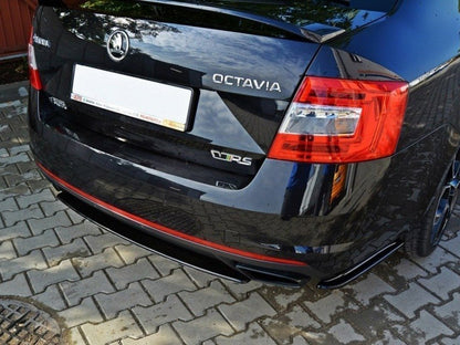 Maxton Design Rear Side Splitters Skoda Octavia MK3 VRS/ MK3.5 VRS Hatchback/estate (2013-2019) - Carbon Look