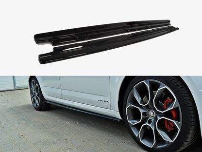 Maxton Design Side Skirts Diffusers Skoda Octavia VRS MK3/ MK3.5 Hatchback/estate