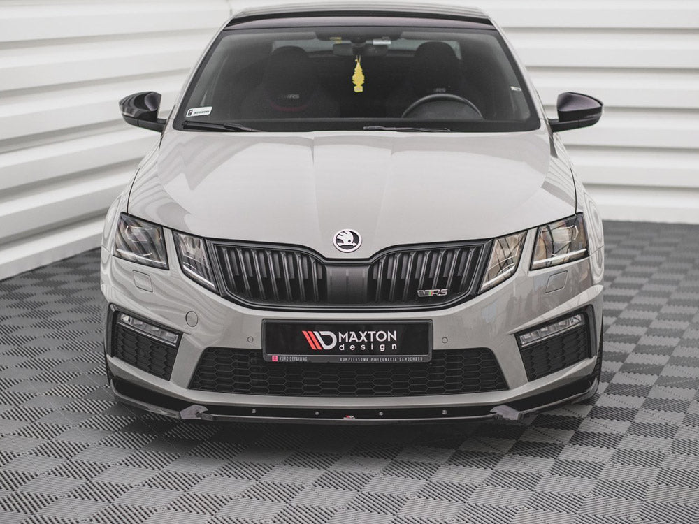 Maxton Design Front Splitter V.2 Skoda Octavia RS Mk3 Facelift