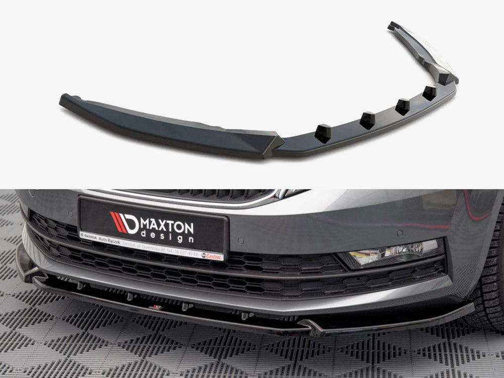 Maxton Design Front Splitter V.1 Skoda Octavia MK3 Facelift (2016-2020)