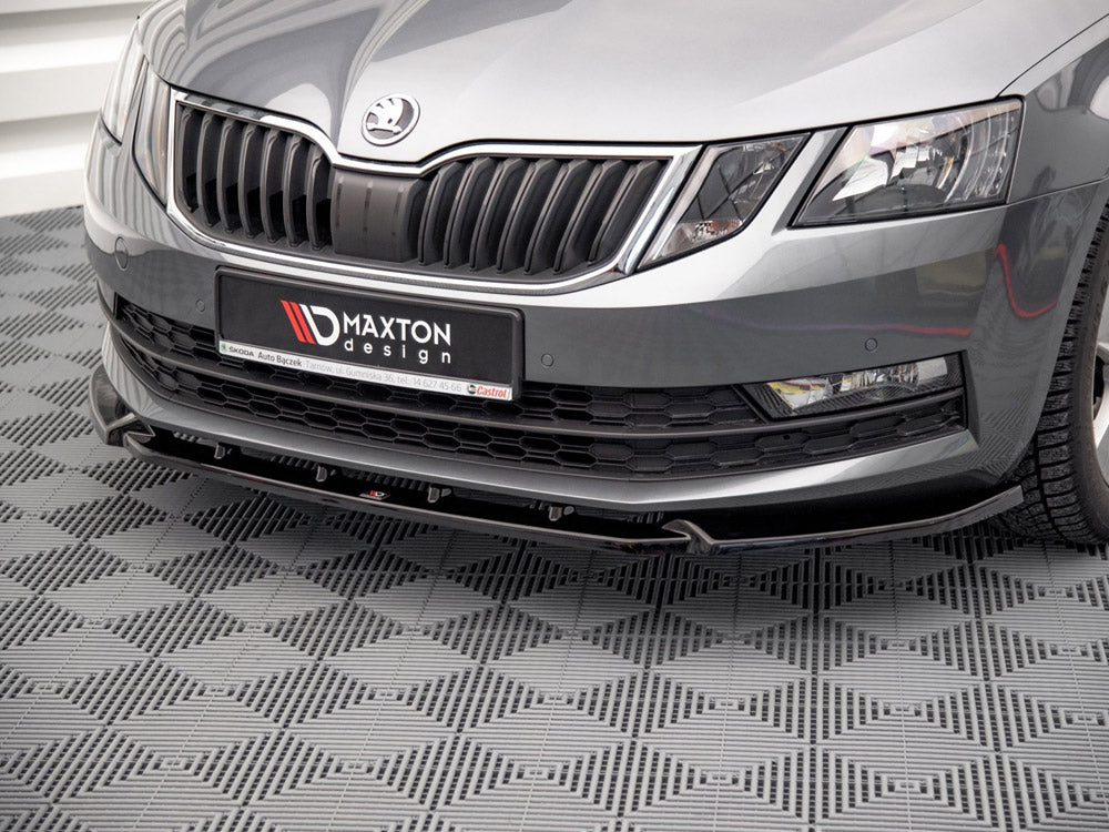 Maxton Design Front Splitter V.1 Skoda Octavia MK3 Facelift (2016-2020)