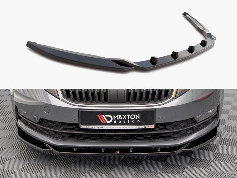 Maxton Design Front Splitter V.2 Skoda Octavia MK3 Facelift (2016-2020)