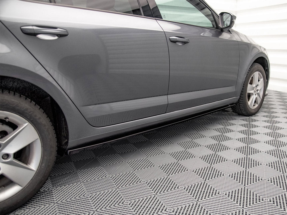 Maxton Design Side Skirts Diffusers Skoda Octavia MK3 Facelift (2016-2020)