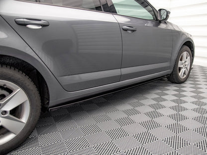 Maxton Design Side Skirts Diffusers Skoda Octavia MK3 Facelift (2016-2020)