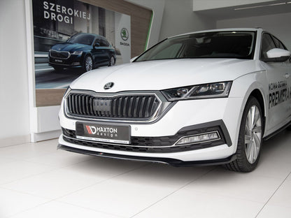 Maxton Design Front Splitter V2 Skoda Octavia MK4 (2019-) - Textured