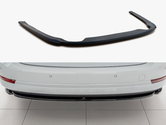 Maxton Design Central Rear Splitter Skoda Octavia Mk4 - Textured