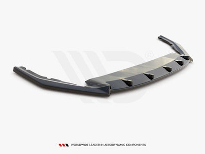 Maxton Design Front Splitter V.1 Skoda Octavia RS Mk4 (2020-) - Carbon Look