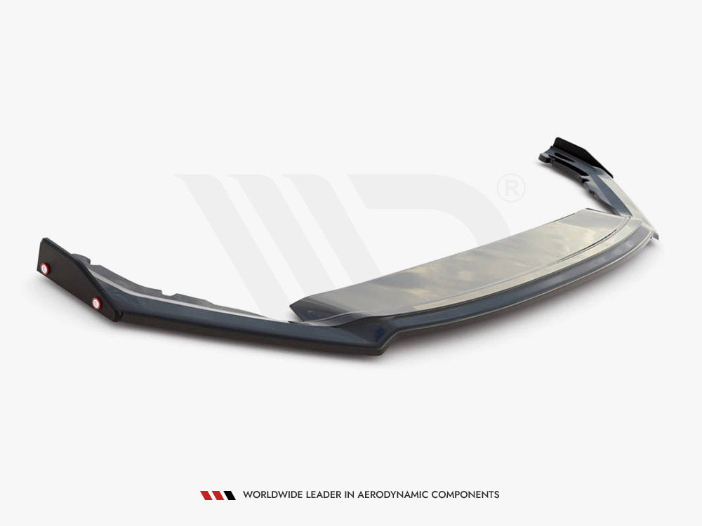 Maxton Design Front Splitter V.2 + Flaps Skoda Octavia RS Mk4
