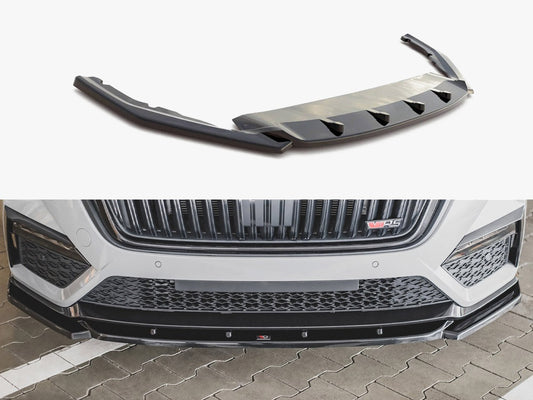 Maxton Design Front Splitter V.3 Skoda Octavia RS Mk4