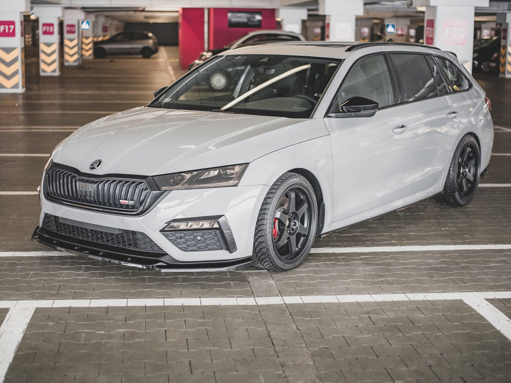 Maxton Design Front Splitter V.3 Skoda Octavia RS Mk4