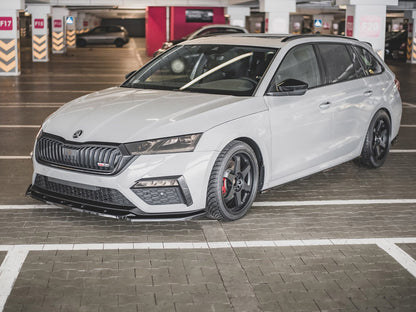 Maxton Design Front Splitter V.3 Skoda Octavia RS Mk4