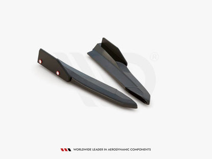 Maxton Design Rear Side Splitters V.2 + Flaps Skoda Octavia RS Mk4