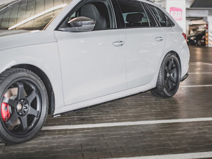 Maxton Design Side Skirts Diffusers V1 Skoda Octavia RS MK4 (2020-) - Carbon Look