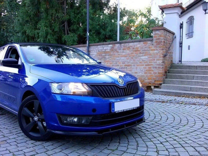 Maxton Design Front Splitter Skoda Rapid - Carbon Look