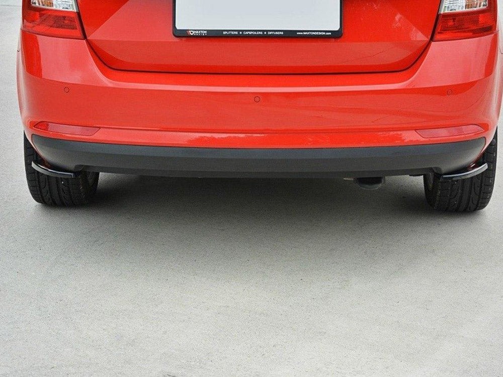 Maxton Design Rear Side Diffusers Skoda Rapid Spaceback - Carbon Look