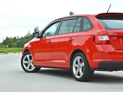 Maxton Design Side Skirts Diffusers Skoda Rapid  - Textured