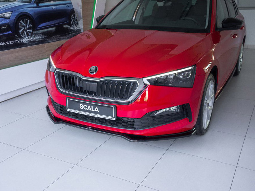 Maxton Design Front Splitter V.2 Skoda Scala (2019-UP)