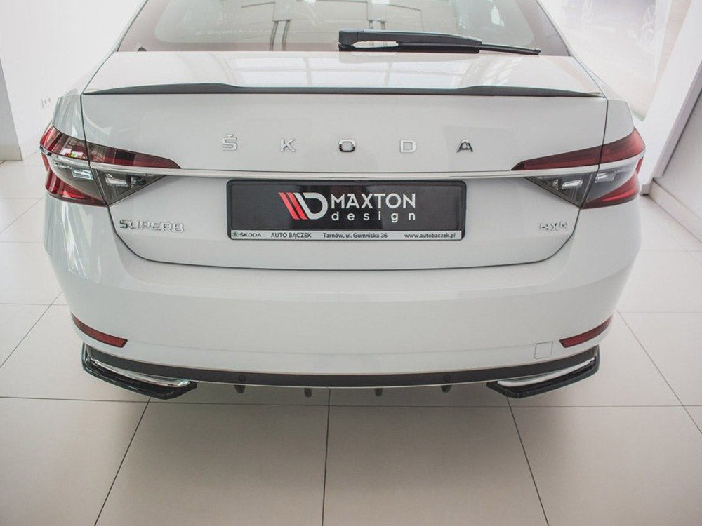 Maxton Design Rear Side Splitters Skoda Superb Liftback / Estate Mk3 Facelift