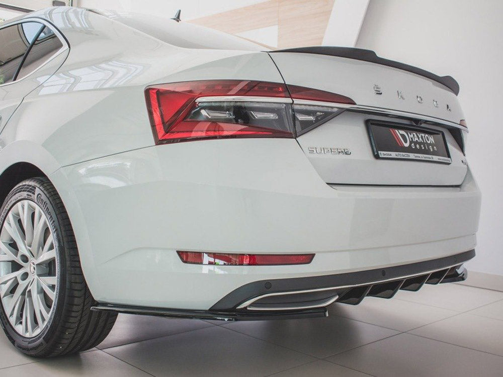 Maxton Design Rear Side Splitters Skoda Superb Liftback / Estate Mk3 Facelift