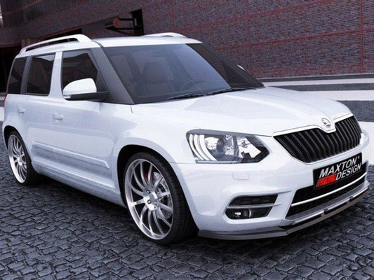 Maxton Design Front Splitter Skoda Yeti CITY Facelift Model (2013-UP) - Textured