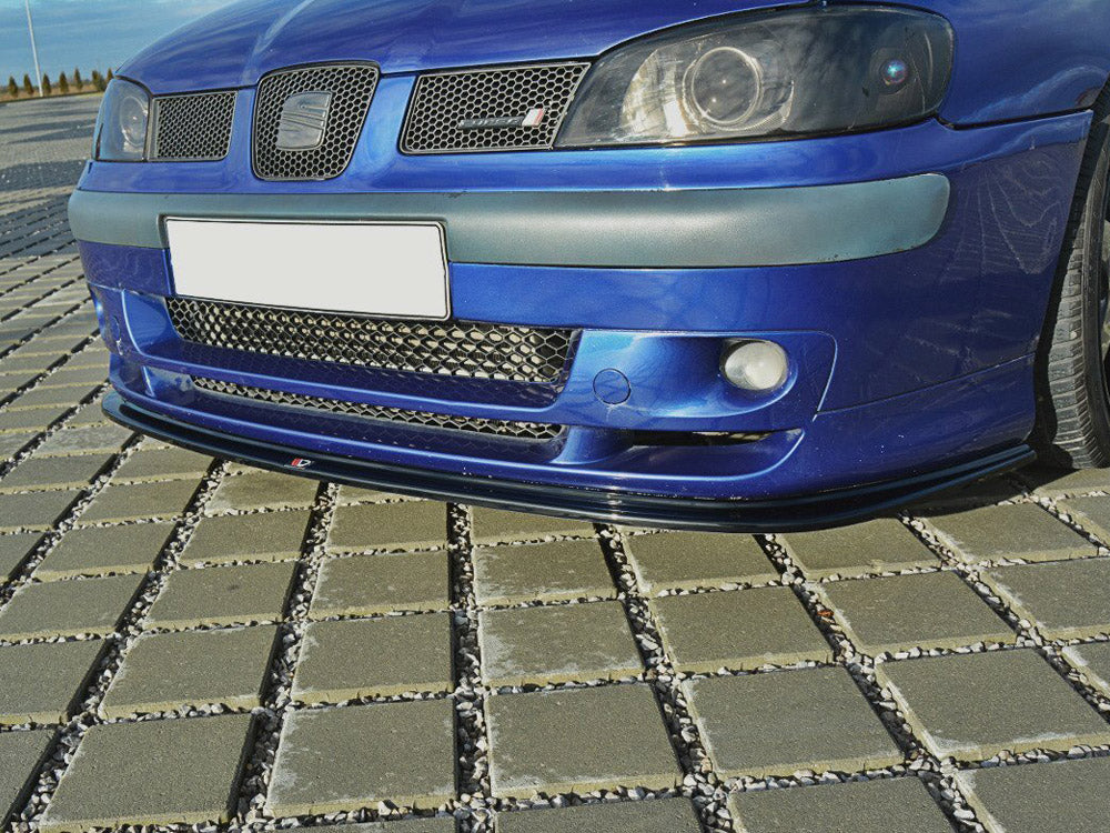 Maxton Design Front Splitter V.1 Seat Ibiza MK2 Cupra Facelift (1999-2002) - Carbon Look