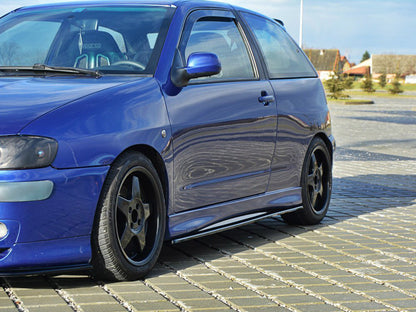Maxton Design Side Skirts Splitters Seat Ibiza MK2 Cupra Facelift (1999-2002) - Textured