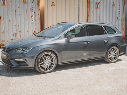 Maxton Design Side Skirts Diffusers V.5 Seat Leon Mk3 Cupra / FR Facelift