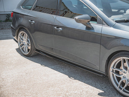 Maxton Design Side Skirts Diffusers V.5 Seat Leon Mk3 Cupra / FR Facelift