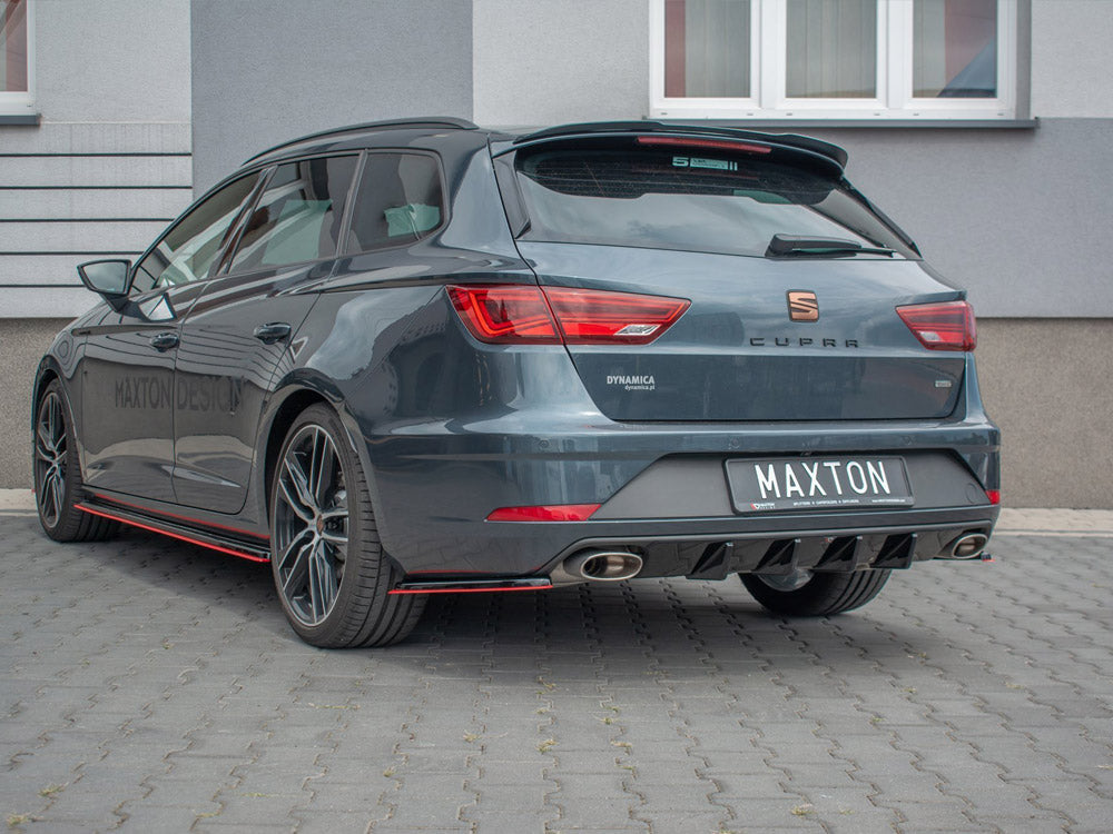 Maxton Design Rear Diffuser Seat Leon MK3 Cupra ST - Carbon Look