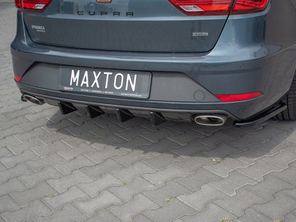 Maxton Design Rear Diffuser Seat Leon MK3 Cupra ST - Carbon Look