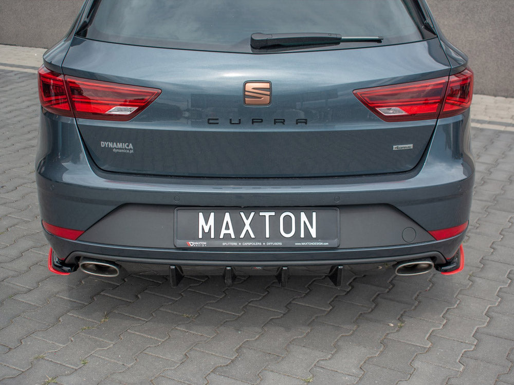 Maxton Design Rear Diffuser Seat Leon MK3 Cupra ST - Carbon Look