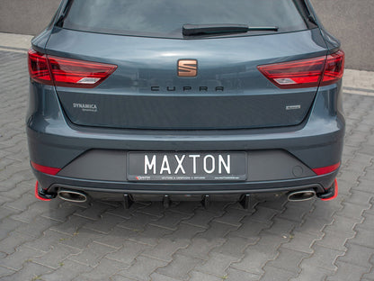 Maxton Design Rear Diffuser Seat Leon MK3 Cupra ST - Carbon Look