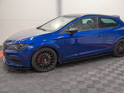 Maxton Design Side Skirts Splitters Seat Leon Cupra/ FR SC MK3/ MK3 Facelift (2013-2019)