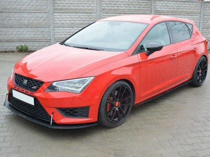Maxton Design Front Racing Splitter Seat Leon III Cupra / FR