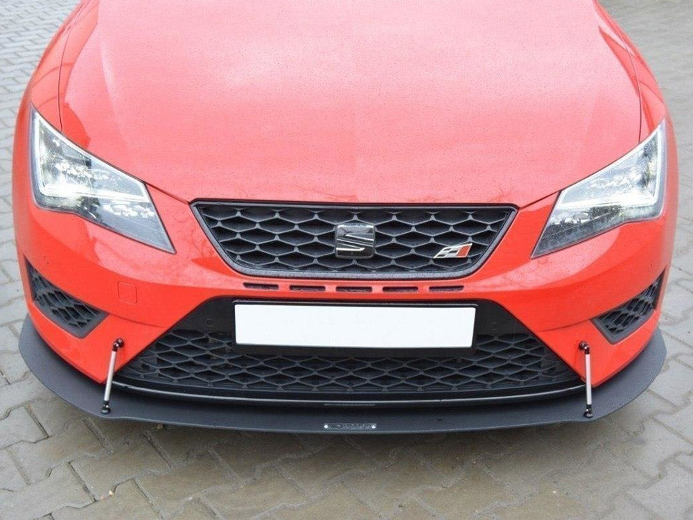 Maxton Design Front Racing Splitter Seat Leon III Cupra / FR