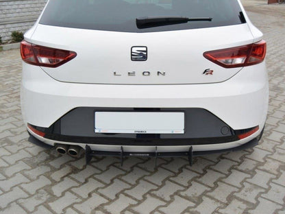 Maxton Design Rear Diffuser Seat Leon MK3 FR Hatchback (2012-2016)