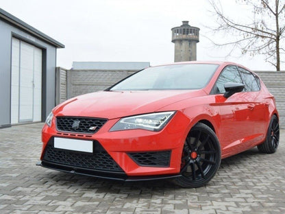 Maxton Design Front Splitter Seat Leon III Cupra / FR CARBON LOOK