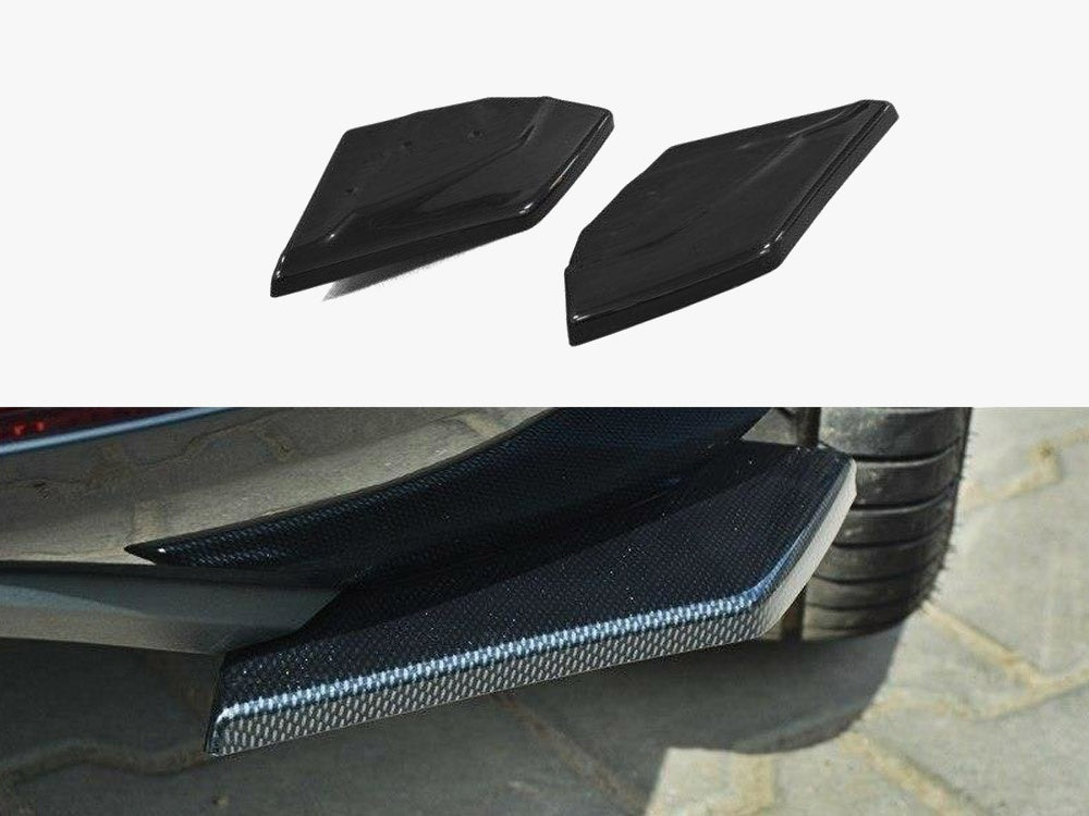 Maxton Design Rear Side Splitters Seat Leon III Cupra / FR - Textured