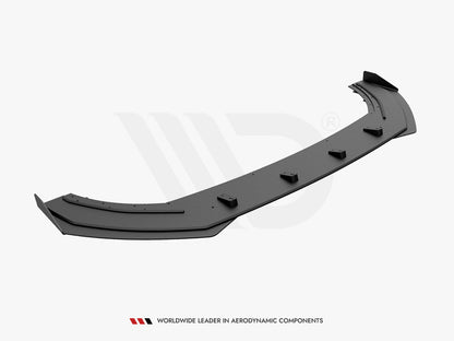 Maxton Design Street PRO Front Splitter + Flaps Seat Leon FR Mk4