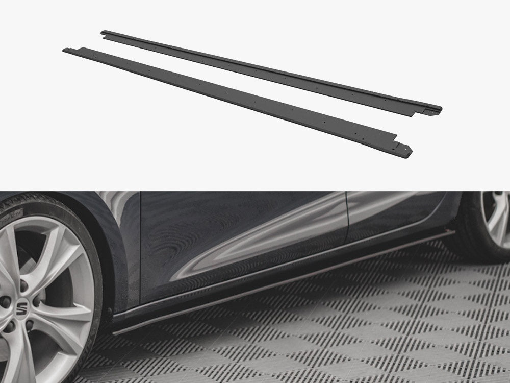 Maxton Design Street PRO Side Skirts Diffusers Seat Leon FR Mk4